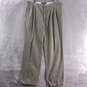 Polo Ralph Lauren Pants Mens Size 36x31 Beige Hammond Classic Fit Cotton